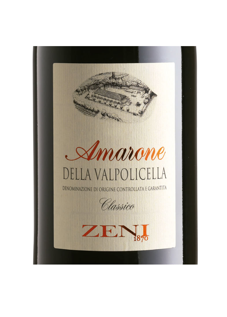 Vinho Amarone Della Valpolicella Zeni Classico DOCG 2018 Tinto