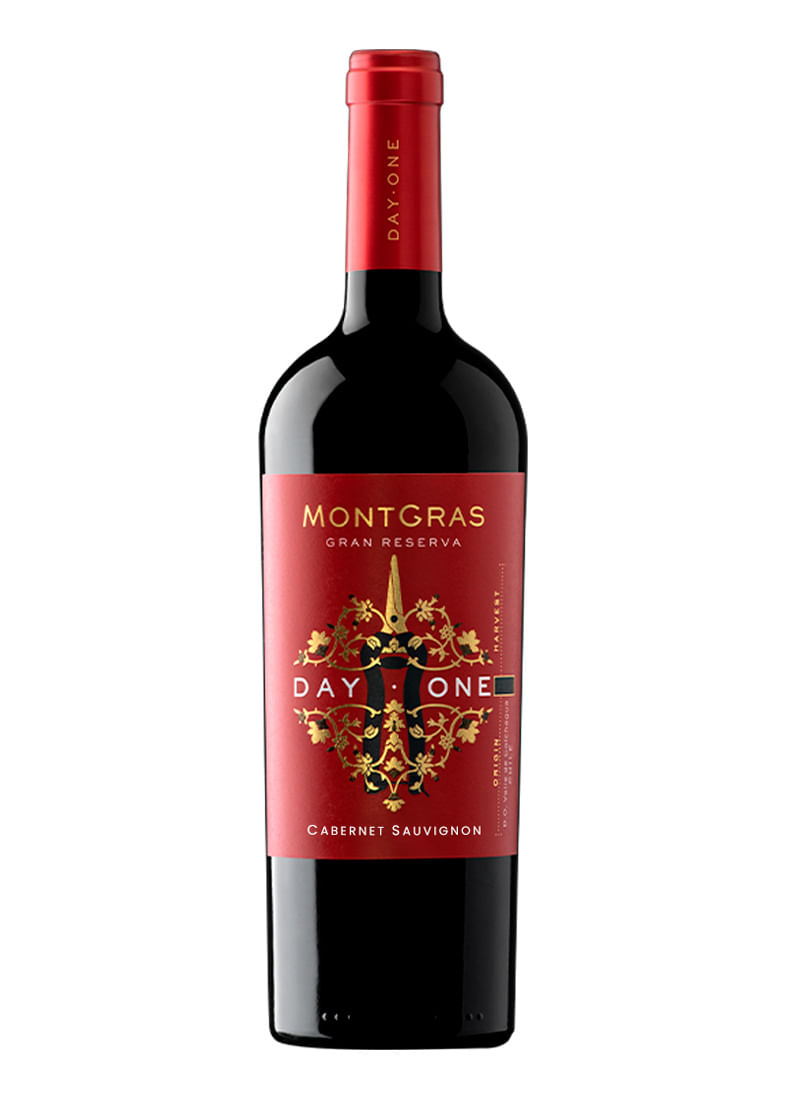 Vinho Montgras Day One Gran Reserva Cabernet Sauvignon 2023 Tinto
