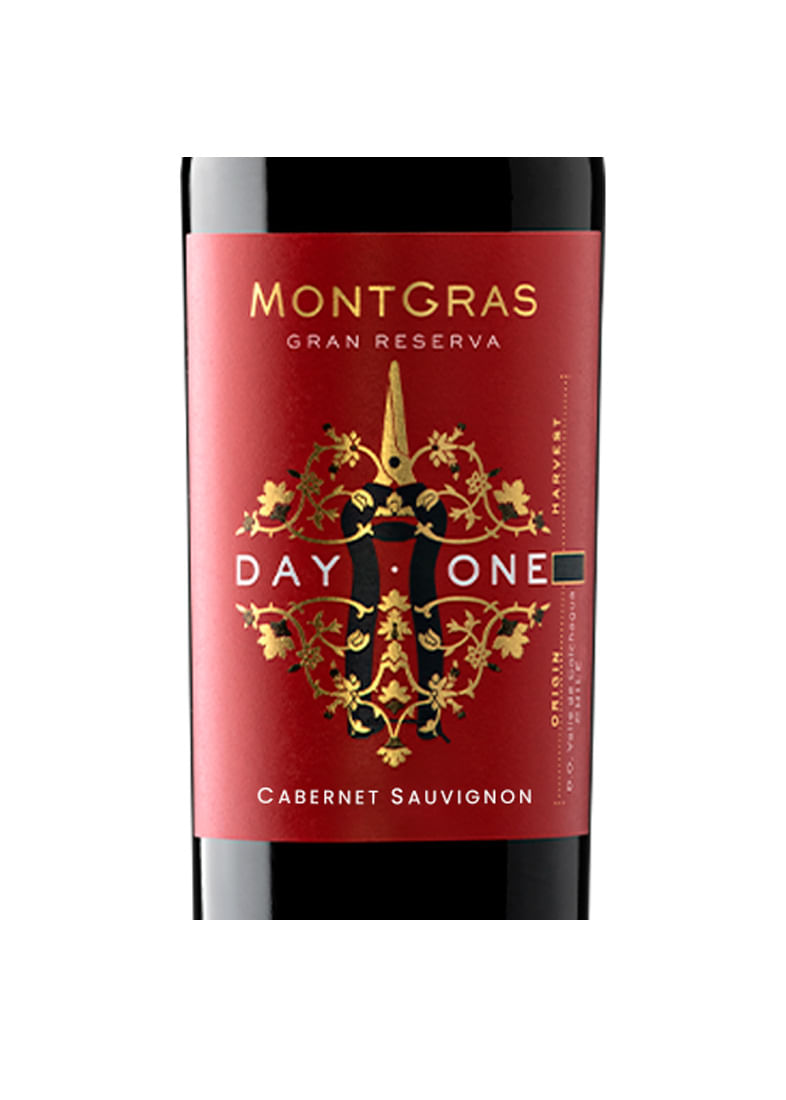 Vinho Montgras Day One Gran Reserva Cabernet Sauvignon 2023 Tinto