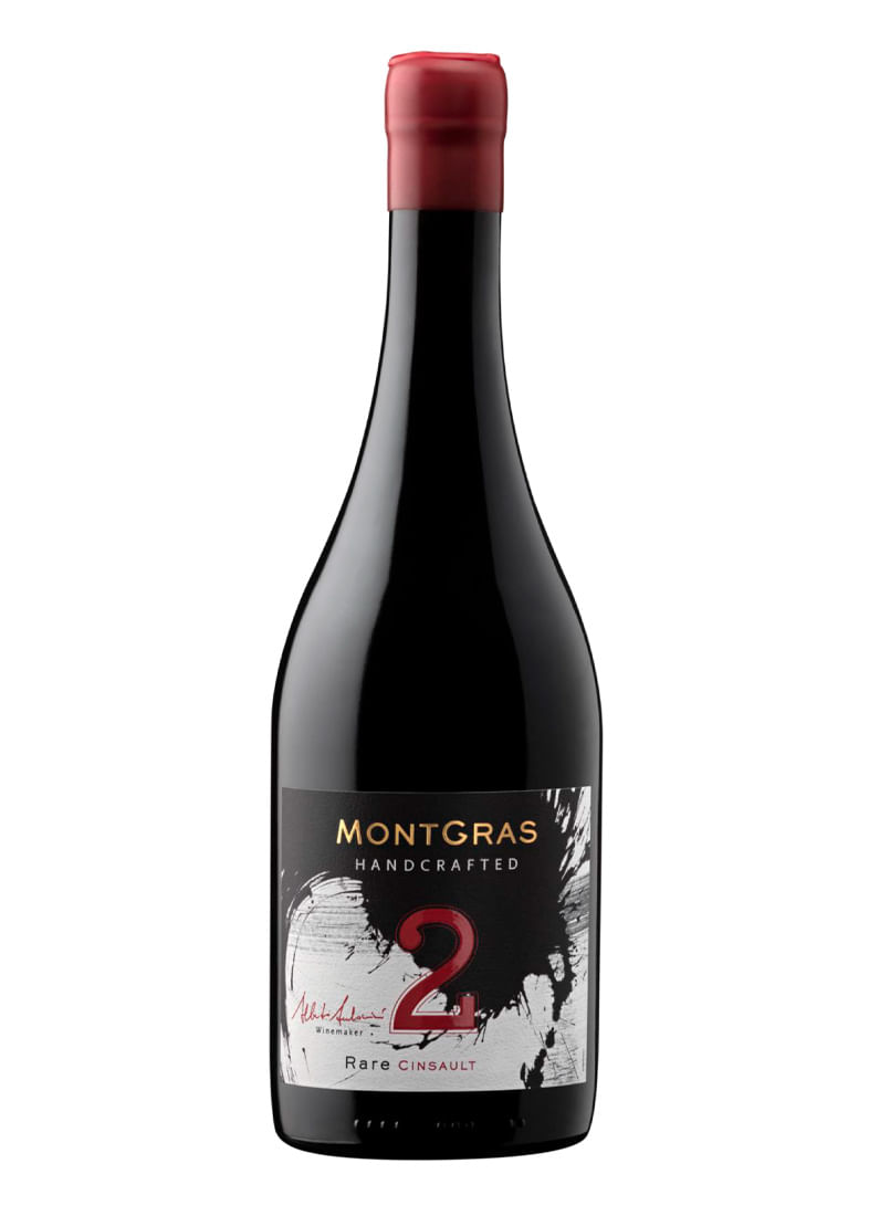 Vinho Montgras Handcrafted 2 Rare Cinsault 2020 Tinto Chile 750ml